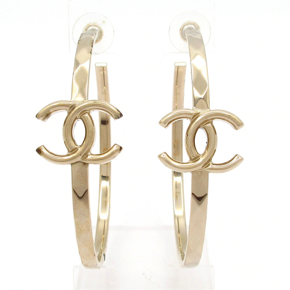 Chanel Gold Hardware Earrings #351574C13B